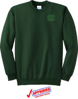 Port & Company Unisex Fleece Crewneck Sweatshirt, Dark Green
